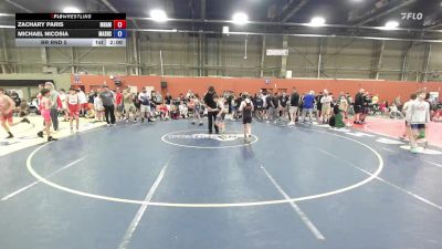 84 lbs Rr Rnd 5 - Zachary Paris, Maine Hammahs - MSE vs Michael Nicosia, Mat Assassins Red - MSE
