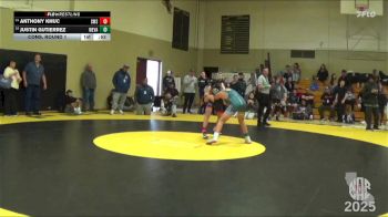 103 lbs Cons. Round 1 - Justin Gutierrez, Farmersville Falcons vs Anthony Khuc, Sutter Middle School