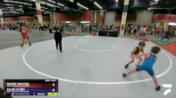 53 lbs Quarterfinal - Boone Knochel, Apex Grappling Academy vs Kaleb Olsen, Best Trained Wrestling