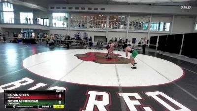 165 lbs Cons. Round 3 - Calvin Stiles, Springfield vs Nicholas Menjivar, Greensboro