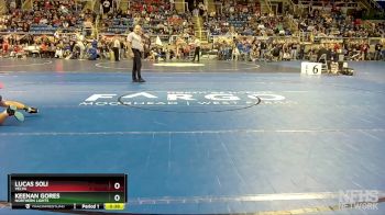 114 lbs Cons. Round 1 - Lucas Soli, Velva vs Keenan Gores, Northern Lights