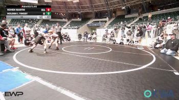 90 lbs Rr Rnd 5 - Kohen Martin, Oklahoma Strong-Blue 9U vs Holden L Yingst, Keystone Kids Wrestling Club