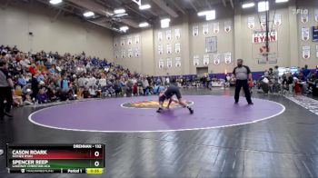 132 lbs 3rd Place Match - Spencer Reep, Lakeway Christian Aca vs Cason Roark, Father Ryan