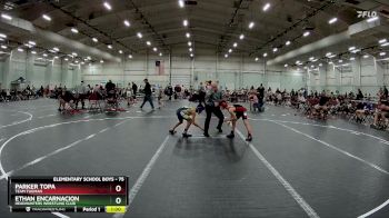 75 lbs Semifinal - Parker Topa, Team Tugman vs Ethan Encarnacion, Headhunters Wrestling Club