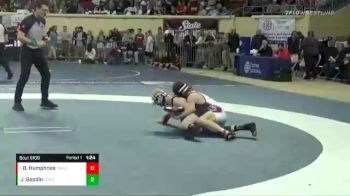 6A-106 lbs 3rd Place Match - Bryson Humphries, Owasso vs Jake Goodin, Edmond North