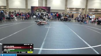 68 lbs Round 5 - Jay Lalonde, South Paulding Junior Spartans vs Jax Johnson, Grindhouse
