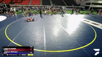 60 lbs Champ. Round 1 - Lane Plummer, Oregon vs Joshua Metcalf, Idaho