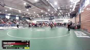 150 lbs Semifinal - Noah Gonzalez, Murrieta Valley vs Carson Burr, Temecula Valley