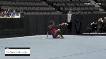 Nyla Aquino Elite Gymnastic Acad - Floor - 2022 Elevate the Stage Huntsville presented by SportsMED & Crestwood