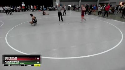 120 lbs Cons. Round 4 - Aaron Gomez, Cyclones Wrestling & Fitness vs Colt Boyles, DC Elite Wrestling