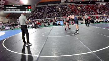 5A 285 lbs Semifinal - Austin Reeves, Hillcrest vs Jaxton Humphries, Century