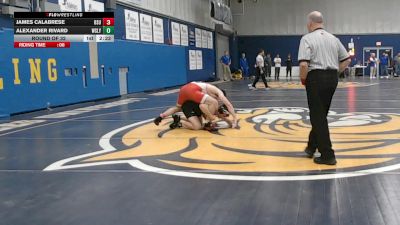 157 lbs Round Of 32 - James Calabrese, Bridgewater vs Alexander Rivard, Wesleyan