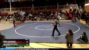 98 lbs Cons. Round 3 - Brandon Williams, Bonners Ferry vs Bode Alexander, Coeur D`Alene High School