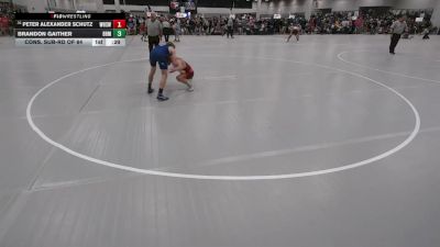 113 lbs Cons. Sub-rd Of 64 - Peter Alexander Schutz, Wayzata High School Wrestling vs Brandon Gaither, Backyard Brawlers Midwest