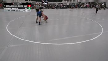 113 lbs Cons. Sub-rd Of 64 - Peter Alexander Schutz, Wayzata High School Wrestling vs Brandon Gaither, Backyard Brawlers Midwest