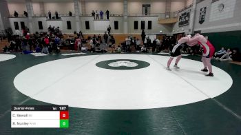 285 lbs Quarterfinal - Caiden Sewall, Bridgewater-Raynham vs Brendan Nunley, Plymouth South