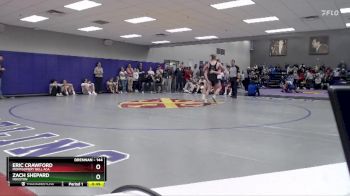 144 lbs Cons. Round 3 - Eric Crawford, Montgomery Bell Aca. vs Zach Shepard, Houston