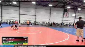 100 lbs Round 2 (6 Team) - Declan O`Byrne, PA Blue vs Cole Dunham, Iron Horse