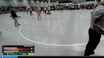 157 lbs Cons. Round 5 - Bronson Baxter, Spartan Mat Club vs Chase Warnick, Mat Demon Wrestling Club