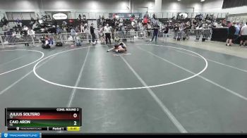 120 lbs Cons. Round 2 - Julius Soltero, TX vs Caio Aron, TX