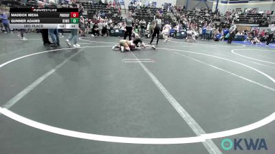 96 lbs 3rd Place - Maddox Mejia, Prodigy NDT vs Gunner Adams, D3 Wrestling Cluib