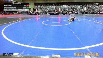 58 lbs Consolation - Nico Lopez, Black Fox Academy vs Frank Molinaro, Rising Sun Wrestling Club