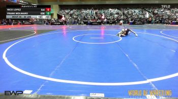 58 lbs Consolation - Nico Lopez, Black Fox Academy vs Frank Molinaro, Rising Sun Wrestling Club