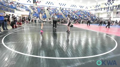 85 lbs Rr Rnd 3 - Aliyah Golden, Wyandotte Youth Wrestling vs Sophia Whitenack, Tiger Trained Wrestling