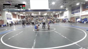 132 lbs Cons. Round 2 - Lorenzo Boccalatte, Agoura vs Nathan Bretado, Norwalk