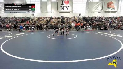 44 lbs Cons. Round 2 - Tatum Sheppard, B2 Wrestling Academy vs Hudson Lobdell, Mexico Wrestling