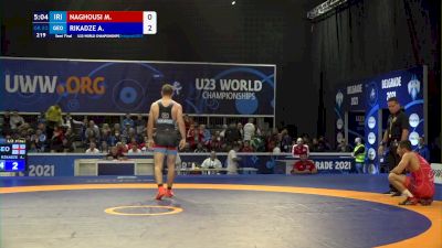 82 kg Semifinal - Mohammad Aziz Naghousi, Iri vs Aivengo Rikadze, Geo