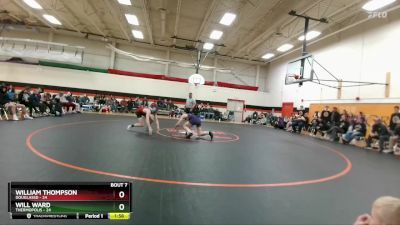 150 lbs Round 3 (6 Team) - Will Ward, Thermopolis vs William Thompson, DouglasSD