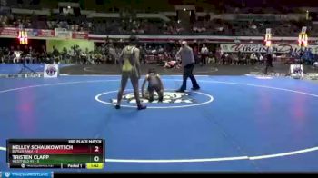 113 lbs Sat 8 Co - Tristen Clapp, Westfield HS vs Kelley Schaukowitsch, Butler Area