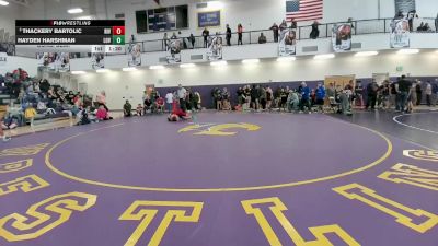 105 lbs Cons. Semi - Hayden Harshman, Lovell Middle School vs Thackery Bartolic, Riverton Middle School