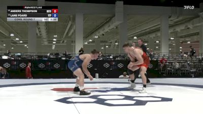86 lbs Cons. Round 7 - Anders Thompson, Oklahoma Regional Training Center vs Lane Foard, VA Team Predator