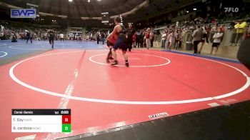 105 lbs Consolation - Tucker Gay, Barnsdall Youth Wrestling vs Bashlin Cardona, Dark Cloud Wrestling Club