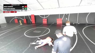 113 lbs Quarterfinal - Enzo Ramirez, Delta Wrestling Club vs Matthew Medina, Eastvale Elite Wrestling