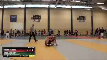 149 lbs Semifinal - Tyler Goebel, Wisconsin-La Crosse vs Keegan Casey, Nebraska Weslyn University