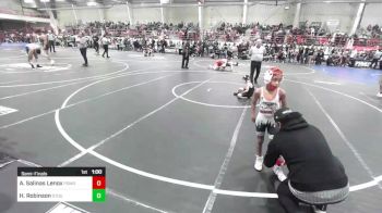 62 lbs Semifinal - Anthony Salinas Lenox, Pomona Elite vs Henry Robinson, Stout Wr Acd