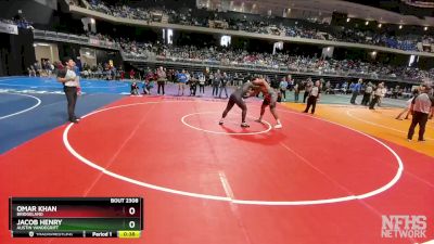 6A 285 lbs Semifinal - Jacob Henry, Austin Vandegrift vs Omar Khan, Bridgeland