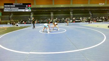 113 lbs Consi Of 8 #1 - Holten Crane, Bishop Kelly vs Michael Kowalski, Layton