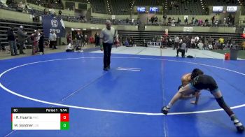 80 lbs Cons. Round 4 - Rett Huerta, Pinnacle Wrestling Club vs Macyn Gardner, Legends Of Gold