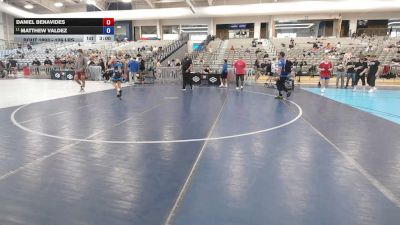 126 lbs Cons. Sub-semis - Daniel Benavides vs Matthew Valdez