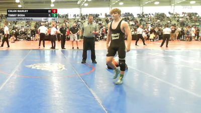 138 lbs Semifinal - Calan Manley, OK vs Timmy Boda, FL