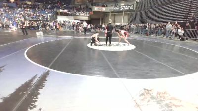 132 lbs Champ. Round 1 - Hayes Kisslo, Cherry Creek Wrestling Club vs Jase Gibbons, FordDynastyWrestlingClub