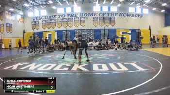 157 lbs Round 3 (8 Team) - Micah Whittenberg, Longwood WC vs Jamaal Coppedge, Greasers