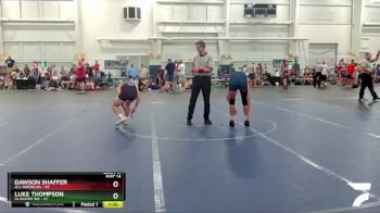 140 lbs Finals (8 Team) - Dawson Shaffer, All American vs Luke Thompson, Glasgow WA