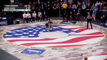 7th Place Match - Josiah Drummer, Sturgis Brown vs Aaron Tucker, Brandon Valley