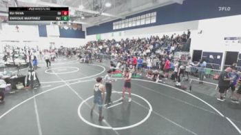 120 lbs Cons. Round 2 - Enrique Martinez, Pounders Wrestling Club vs Eli Silva, Braveheart WC