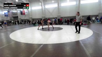 126 lbs Champ. Round 1 - Gabriel Lawrence, Mountain View vs Diesel Johnston, Weber
